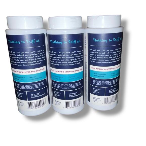 Rocco & Roxie Litter Box Additive Odor Eliminator Urine Deodorize 12 oz Lot x3 - Picture 6 of 12